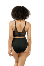 Load image into Gallery viewer, Parfait Mia Lace Strings Wireless Padded Bralette (Black)