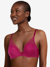 Load image into Gallery viewer, Chantelle Parisian Allure Plunge J-Hook T-Shirt Bra (Magenta)