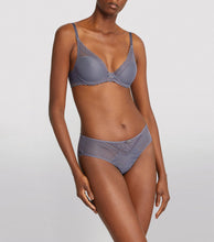 Load image into Gallery viewer, Chantelle Parisian Allure Plunge J-Hook T-Shirt Bra (Slate)