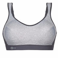 Load image into Gallery viewer, Anita Non-Underwire Non-Padded (Heather Grey + Python)  Sports Bra