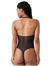 Load image into Gallery viewer, B Tempt'd Ciao Bella (ALL COLOURS) Mesh Thong Halter Bodysuit