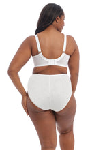 Load image into Gallery viewer, Elomi Brianna Full Cup Plunge Strings Underwire Unlined Bra (Black + White)