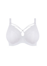 Load image into Gallery viewer, Elomi Brianna Full Cup Plunge Strings Underwire Unlined Bra (Black + White)