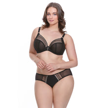 Load image into Gallery viewer, Elomi Matilda J-Hook Plunge Underwire Non-Padded Bra (Black)