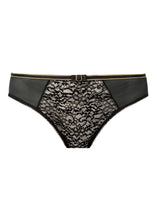 Load image into Gallery viewer, Empreinte Allure Matching Brief (Black & Amande)