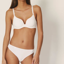 Load image into Gallery viewer, Marie Jo Tom Padded Heartshape Convertible Underwire Bra Natural Ivory + White