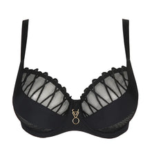 Load image into Gallery viewer, Prima Donna Arthill Black Balcony Tulip Seam Underwire Bra