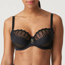 Load image into Gallery viewer, Prima Donna Arthill Black Balcony Tulip Seam Underwire Bra