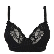 Load image into Gallery viewer, Prima Donna Madison Black Deep Plunge Balcony Unlined Underwire Bra