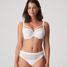 Load image into Gallery viewer, Prima Donna White Sophora Tulip Seam Balcony Removable Strings Unlined Underwire Bra