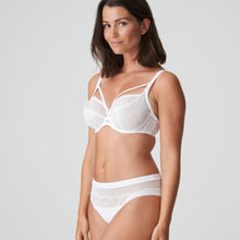 Load image into Gallery viewer, Prima Donna White Sophora Tulip Seam Balcony Removable Strings Unlined Underwire Bra