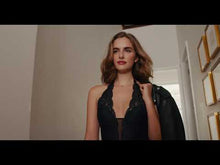 Load and play video in Gallery viewer, B Tempt'd Ciao Bella (ALL COLOURS) Mesh Thong Halter Bodysuit