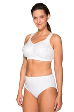 Load image into Gallery viewer, Ulla Kate Non-Padded Wirefree Padded Strap Sports Bra (White)
