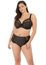 Load image into Gallery viewer, Elomi Charley Non-Padded Plunge J-Hook Underwire Bra (Jet Black + Ballet Pink)