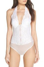 Load image into Gallery viewer, B Tempt'd Ciao Bella (ALL COLOURS) Mesh Thong Halter Bodysuit