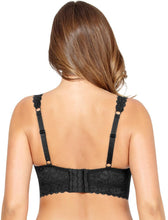 Load image into Gallery viewer, Parfait Adriana Bra Sized Lace Non-Underwire J-Hook Bralette (Black + Pearl White)