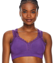 Load image into Gallery viewer, Parfait Dalis Bra Sized Non-Underwire Modal & Lace J-Hook Bralette (Amethyst)