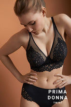 Load image into Gallery viewer, Prima Donna Twist Black First Night Triangle Unlined Convertible Back Underwire Bra