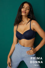 Load image into Gallery viewer, Prima Donna Twist Majestic Blue Basel Moulded Balcony Underwire Bra