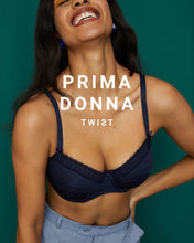 Load image into Gallery viewer, Prima Donna Twist Majestic Blue Basel Moulded Balcony Underwire Bra