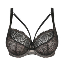 Load image into Gallery viewer, Prima Donna Sophora Black Removable Strings Tulip Seam Balcony Underwire Bra