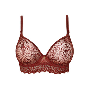 Empreinte Special Edition Cassiopee Cuivre Dore Seamless Unlined Plunge Underwire Bra