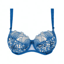 Load image into Gallery viewer, Empreinte Agathe Lazuli Blue  Balcony Unlined Underwire Bra
