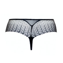 Load image into Gallery viewer, Empreinte Amour Black Matching Thong
