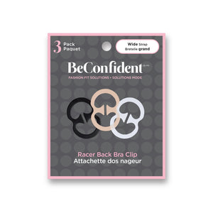 Be Confident Racer Back Bra Clip (3-Pack)