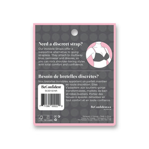 Be Confident Wide Clear Bra Straps