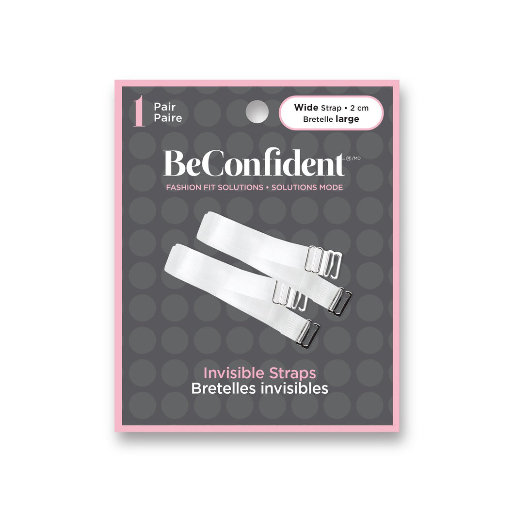 Be Confident Wide Clear Bra Straps