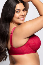 Load image into Gallery viewer, Ulla Romy Full Coverage Underwire Bra (Cranberry)
