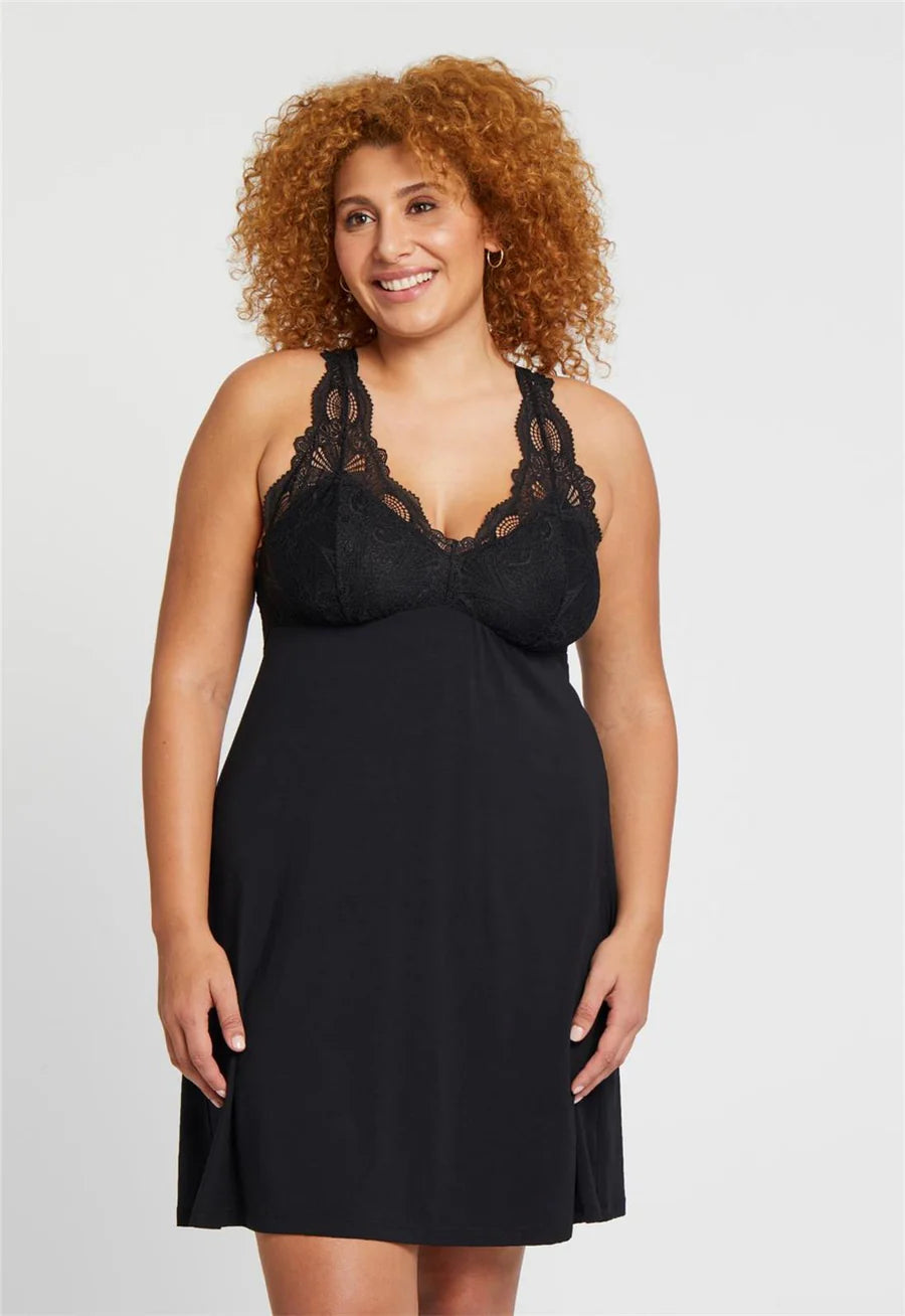 Fleur't Iconic Belle Epoque Lace T-Back Chemise (Full Cup)