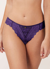 Load image into Gallery viewer, Empreinte FW23 Special Edition Cassiopee Dark Purple Matching Thong
