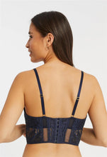 Load image into Gallery viewer, Fleur&#39;t Botanical Cropped Bustier Set (Empire Blue)
