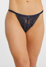 Load image into Gallery viewer, Fleur&#39;t Botanical Flirty Chemise Set (Empire Blue)

