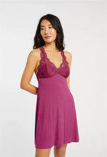 Load image into Gallery viewer, Fleur&#39;t Iconic Chemise Cranberry Pointelle
