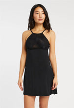 Load image into Gallery viewer, Fleur&#39;t Parisian Nights High Neck Chemise (Black)
