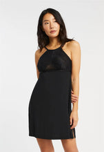 Load image into Gallery viewer, Fleur&#39;t Parisian Nights High Neck Chemise (Black)
