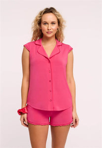 Fleur't Shortie PJ Set (Azalea)