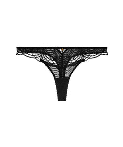 Aubade Vibes Matching Tanga (Black and Pearl)