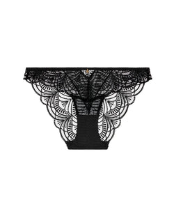 Aubade Vibes Matching Italian Brief (Black and Pearl)