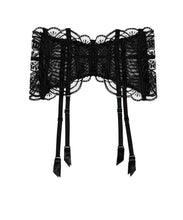 Load image into Gallery viewer, Aubade Vibes Waistcincher (Black and Pearl)
