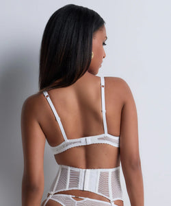Aubade Vibes Half Cup Underwire Bra (Black and Pearl)