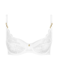 Aubade Vibes Comfort Full Cup Bra (Black and Pearl)