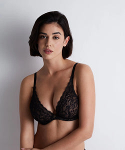 Aubade Rosessence Triangle Plunge Underwire Bra (Basic Colours)