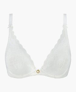 Aubade Rosessence Triangle Plunge Underwire Bra (Basic Colours)