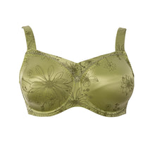 Load image into Gallery viewer, Ulla Viola Full Coverage Padded Strap Underwire Bra Fashion Colours H - L Cup (NEW: Avocado)
