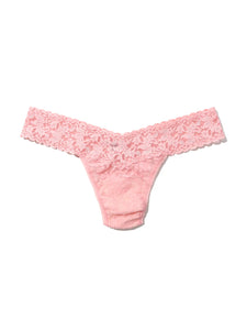Hanky Panky O/S Low Rise Signature Lace Thong Solid Colors