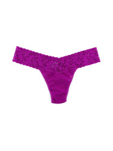 Load image into Gallery viewer, Hanky Panky O/S Low Rise Signature Lace Thong Solid Colors
